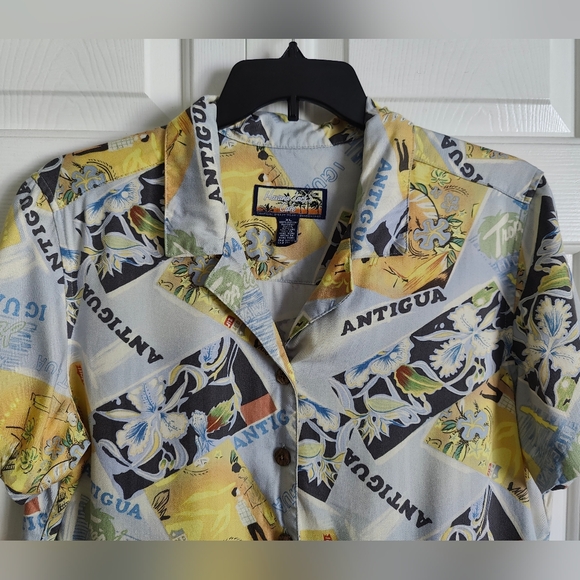 Havana Jack's Cafe Men's Button Down Shirt - Size XL - Picture 2 of 6